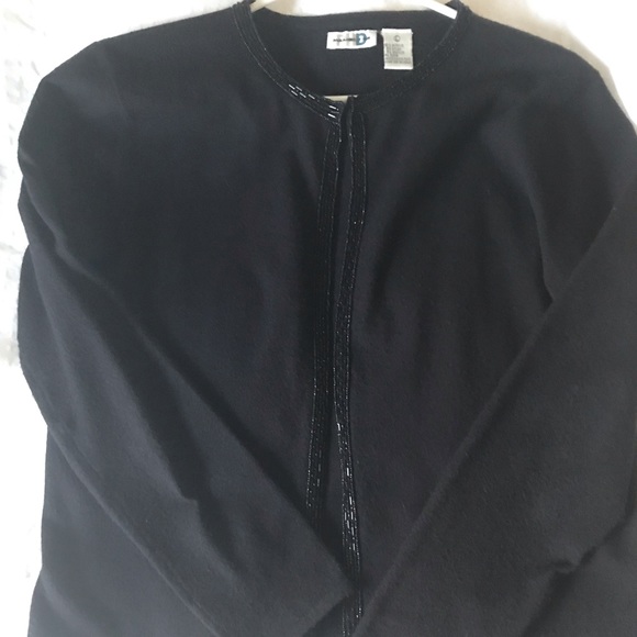 Paul Harris Design Open front black cardigan - Picture 1 of 5